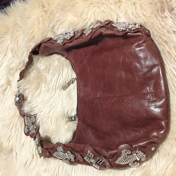 Charm and Luck brown leather shoulder bag - Picture 4 of 15